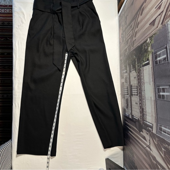 Veronica Beard Women's Black-Tie Waist Linen Blend Pants Size 8 - Picture 7 of 16